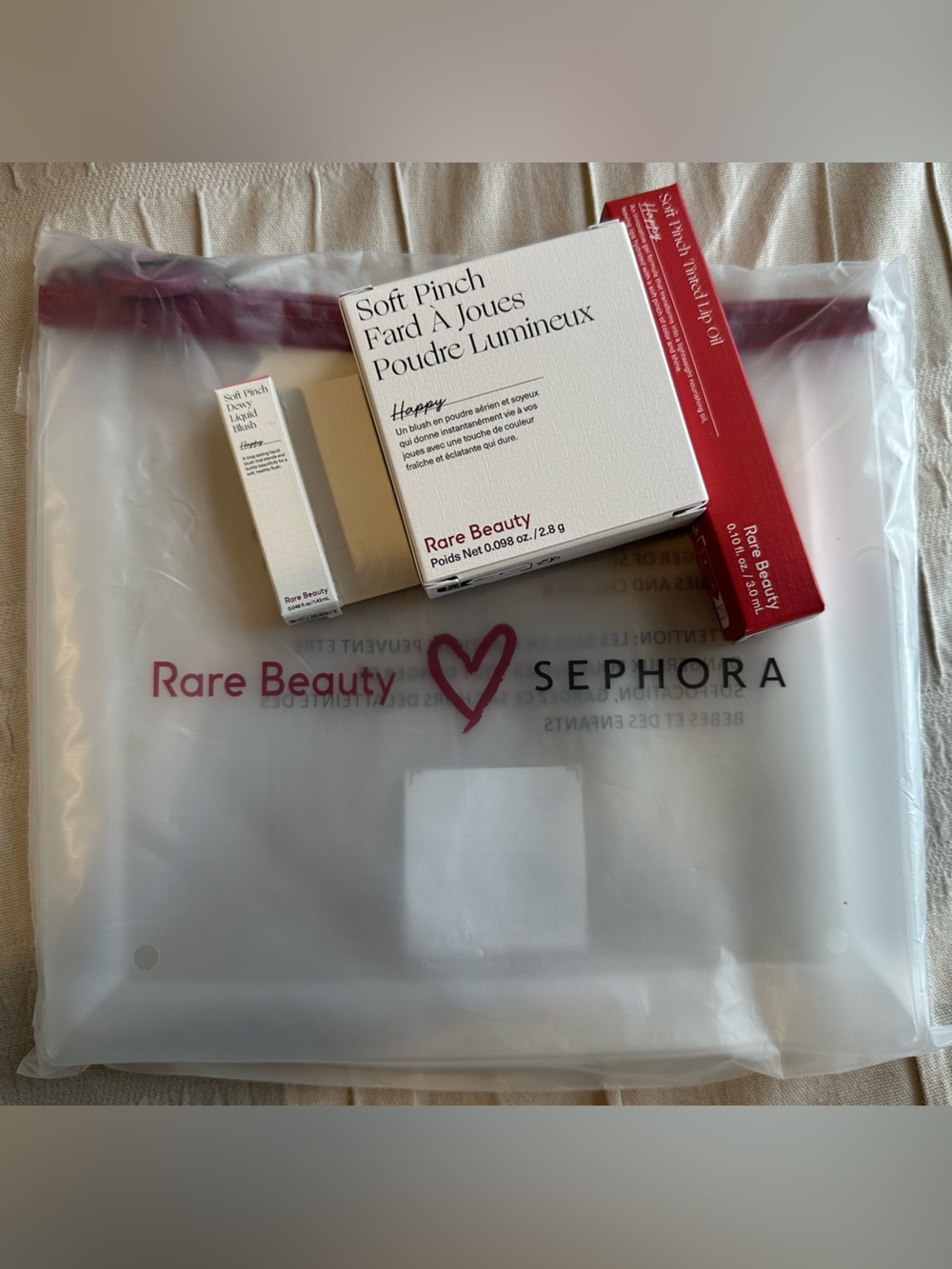 Rare Beauty Travel Set in “Happy”